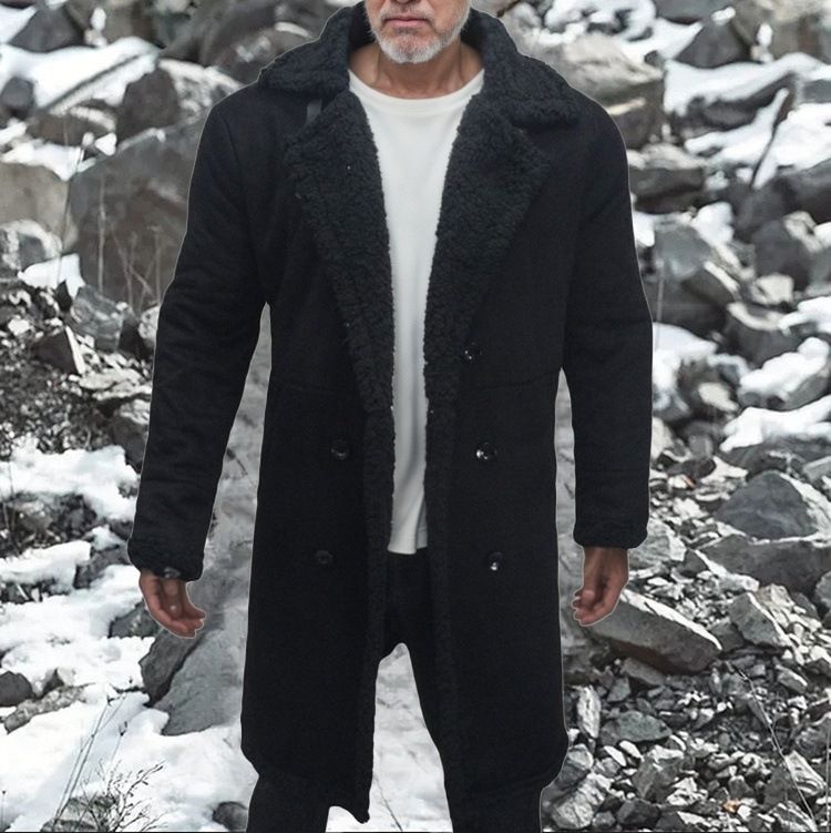Men's Sherpa-Lined Suede Jacket – Winter-Ready Bomber Coat With Faux Shearling (Black/Burgundy/Coffee, Sizes S-5XL) | Extreme Cold Protection_viptrois.com