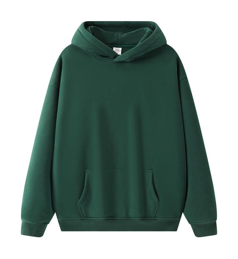 Vintage Fleece Hoodie – 350GSM No-Drawstring Unisex Pullover (S-2XL, 17 Colors)_viptrois.com