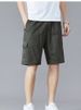 K Shorts, Men's Cropped Pants, Loose Workwear, Big Waistband, Big Shorts_viptrois.com
