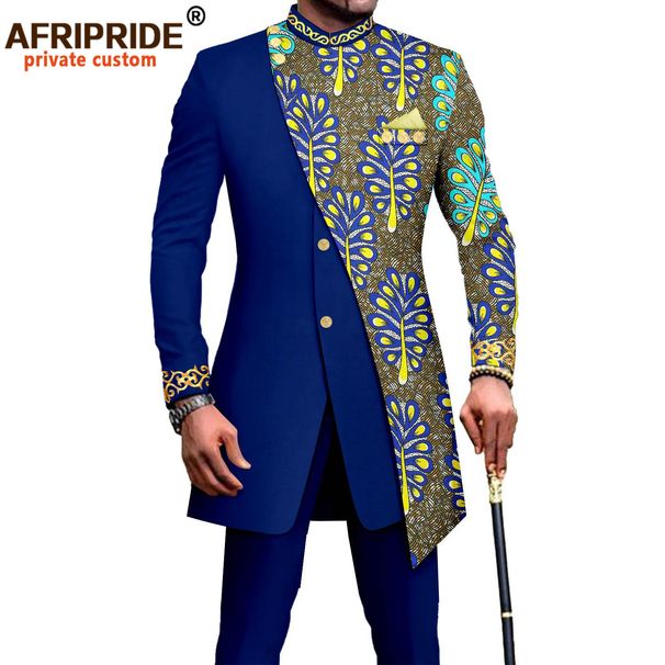 Men's clothing African men slim two piece set_viptrois.com
