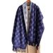 Unisex Scarf Fashion Simple Jacquard Strip Scarf Long Tassel High-grade Grey Shawl_viptrois.com
