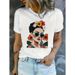Camiseta Casual Floral En Relieve Mujeres - Elegante De Manga Corta Y Cuello Redondo, Ligera, Perfecta Para_viptrois.com
