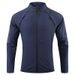 Men's & Women's Stand Collar Training Jacket – Slim-Fit Quick-Dry Zip Up Sports Coat (S-XXXL, Black/White/Navy/Red) | Lightweight Nylon Gym Wear_viptrois.com