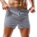 Pulse Men's Underwear Cotton Striped European And American Style Shorts Summer Breathable Sleepwear Loose Boxer Briefs_viptrois.com