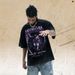 Washed Vintage Street Loose Unisex American Ins Style Short Sleeve T-Shirt Men Summer_viptrois.com