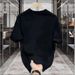 Men's Clothing Heavy Cotton Short Sleeved T Shirt For Men In Summer New Style Trendy Brand Handsome Print Loose Round Neck Casual Top_viptrois.com
