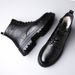European Warm Series 2025 Autumn Winter New High-top Cotton With Fleece Lining, Warm Work Martin Boots, Men's Thick-soled Shoes 2361_viptrois.com