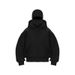 Unisex Zip-Up Hooded Sweatshirt - Lightweight Casual Pullover With Double Hood For Autumn & Winter (Black/White/Gray/Red)_viptrois.com