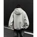 Oversize Cardigan Sweatshirt Men's 2025 Spring And Autumn New American Style Loose Double Zipper Hooded Jacket Top_viptrois.com