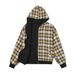 Reversible Hooie Sweatshirt Autumn Winter Men's Casual Sports Shirt Loose Fit Versatile Plai Zipper Jacket Treny_viptrois.com