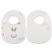 2pcs/set Waterproof Baby Bibs Cotton Infant Feeding Bib Newborn Burp Cloths Bandana for Kids Boys Girls Soft Saliva Towel_viptrois.com