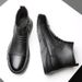 European Warm Series Martin For Autumn And Winter, Snow Casual Shoes, Men's Zipper Work Ankle Boots, Cotton Boots_viptrois.com