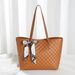 Women's Quilted Embroidery Tote Bag - Large Capacity Luxury Shoulder Bag For Women (Casual & Stylish)_viptrois.com