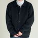 Men’s Oversized Knit Cardigan Minimalist Unisex Sweater (Anti-Wrinkle Polyester, 4 Sizes, Lapel Collar, Winter Layering Essential)_viptrois.com