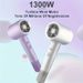Travel Hair Dryer with Leakage Protection Plug - Powerful Hot and Cold Wind for Gentle Hair Care on the Go_viptrois.com