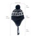 Men's Hats New Winter Plus Velvet Knitted Hat Wool Ball Earmuffs Knitted Warm Thick Hat_viptrois.com