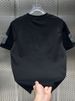 Embroidered Patch Short-sleeved T-shirt Men's Trend Slim-fitting Casual Summer New T-shirt Top Men's Bottoming Shirt 2025_viptrois.com