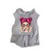 Children's Clothing 2025 New Girls Shorts Suit Hooded Two Piece Korean Style Fashion Cartoon Vest Trend_viptrois.com