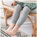 XUANMU Spring Autumn Baby Pants Newborn Girls Leggings Soild Color Cotton Ribbed Pants Kids Children Leggings 0-6 Years for Girls Boys XB011_viptrois.com