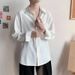 Men's Clothing Long Sleeved Niche Ins Trend Spring And Autumn Shirt Loose Spring Shirt Handsome_viptrois.com