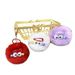 Bag Charm Ugly Cute Little Coal Ball Keychain Cute Cartoon Plush Doll Student Bag Pendant Car Key Chain Accessories Gift_viptrois.com
