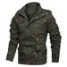 Winter Casual Large Size Hooded Men's Jacket Fleece Thickened Medium And Long Jacket_viptrois.com