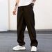 Men's Street Style Multi Color Casual Trousers Fashionable Solid Color Long Pants Versatile American Style in Stock_viptrois.com