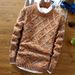 1 2025 Korean Version Winter New Diamond Pattern Round Neck Pullover Knitted Thick Slim Fit Men's Sweater Trend_viptrois.com