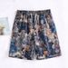 Men's Casual Camouflage Ice Silk Shorts Summer Trendy Loose Straight Leg Sports Thin Five Point Pants_viptrois.com