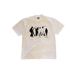 Heavyweight 250gsm 100% Cotton Oversized T-Shirt | Abstract Silhouette Print Unisex Tee For Men And Women_viptrois.com
