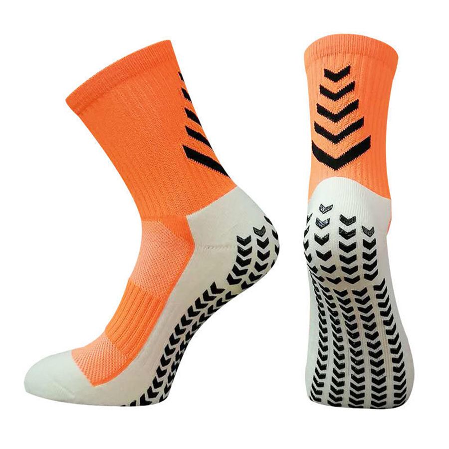 Shoe Accessories Mid Tube Dotted Thickened Towel Bottom Non Slip Silicone Bottom Sports Socks Men's And Women's Yoga Socks Trampoline Socks_viptrois.com