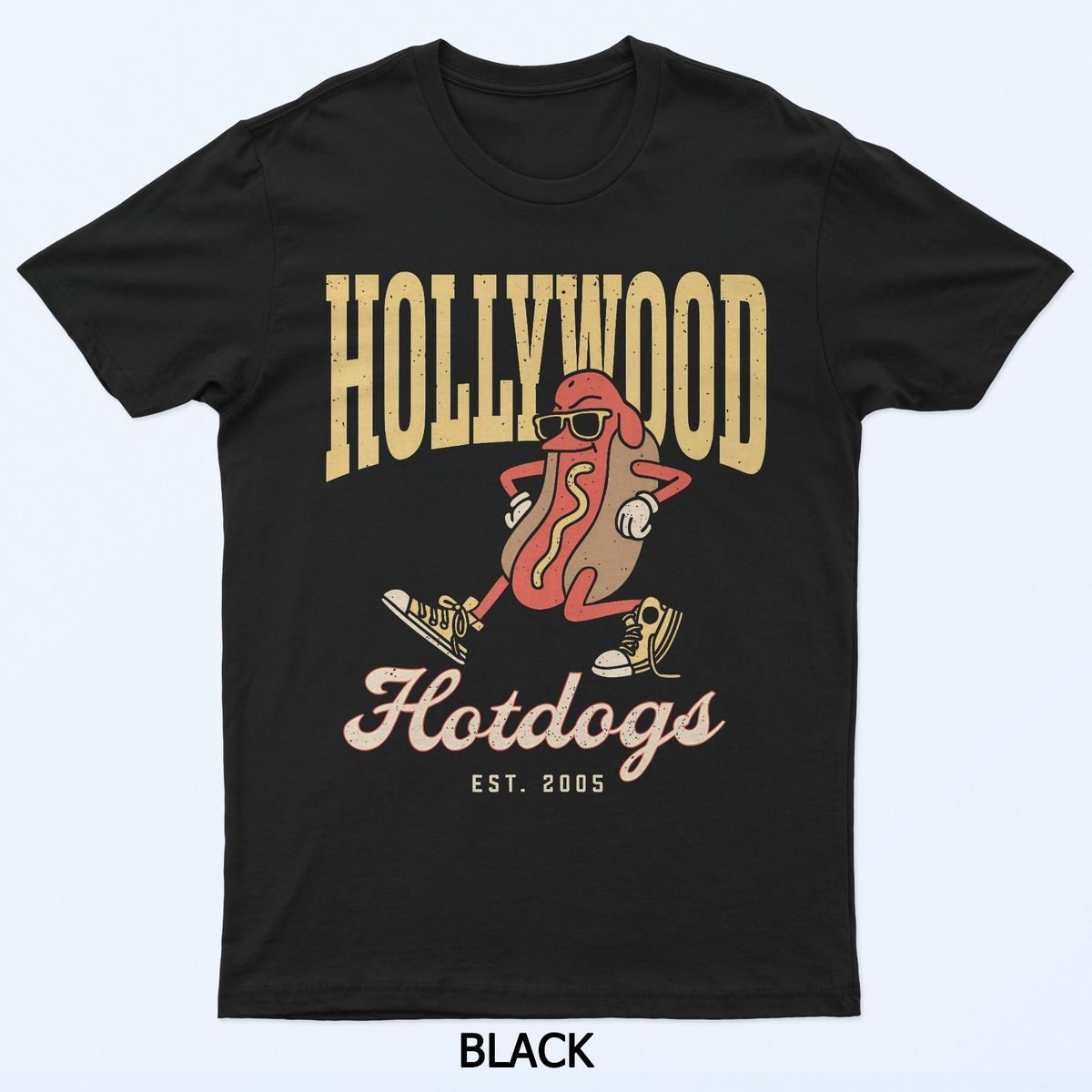 Hollywood Hotdogs T-Shirt Mens Womens Tees Top_viptrois.com