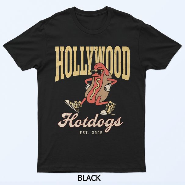 Hollywood Hotdogs T-Shirt Mens Womens Tees Top_viptrois.com