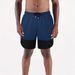 Men's Marathon Running Shorts Quick Drying Fitness Sports Pants 2 Piece Set Color Matching Anti Exposure Tights_viptrois.com