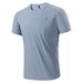 Men's Clothing Summer Ice Silk Short Sleeved Men's Chest Zipper T Shirt High Elastic Short Sleeved Men's Outdoor Quick Drying T_viptrois.com