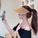 Design Handmade Woven Lafite Grass Top Travel, UV Resistant, Shading, And Sun Protection Hat For Children_viptrois.com