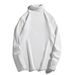 High Neck Sweater For Men, Solid Color Slim Fit Knit Sweater, Bottom Layer Sweater, T-shirt, Sweater_viptrois.com