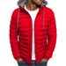 Winter New Down Euro Solid Hooded Thickened Loose Men's Cotton Coat_viptrois.com