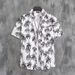 Men's Clothing Summer Short Sleeved Shirt Trendy Beach Vacation Casual Loose Shorts Travel Set_viptrois.com