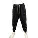 Men's Winter Thermal Jogger Pants – Streetwear Slim-Fit Tapered Sweatpants With Stretch & Wrinkle-Free Polyester_viptrois.com