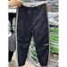 Men's Trendy Thin Patchwork Quick Drying Casual Pants Elastic Waist Stretch Skinny Jogger For Autumn_viptrois.com