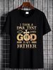 Jesus DNA Test God Is My Father T-Shirt Christian Faith Gospel Pray Religion Tee Stylish Graphic Slightly Versatile Homme Casual Unisex_viptrois.com