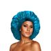 Elastic ribbon bow color Ding round hat Solid color night hat wide brim hairdressing headscarf hat_viptrois.com