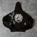 2025 New American Retro Hip-Hop Skull Front And Back Print Hooded Sweatshirt Men's High Street Autumn Winter Jacket_viptrois.com
