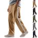 Men's Corduroy Casual Pants – Breathable Striped Relaxed Fit Trousers (6 Colors, S-XXXL)_viptrois.com