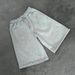 Men's Clothing Trendy Embroidered Double Waist Shorts High Street Design Shorts Loose Versatile Shorts_viptrois.com