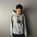 Men's Dark Retro Punk Print Hoodie Long Sleeved Pullover Sweater Y2k Street Trend European American Style Cross Border Jacket_viptrois.com