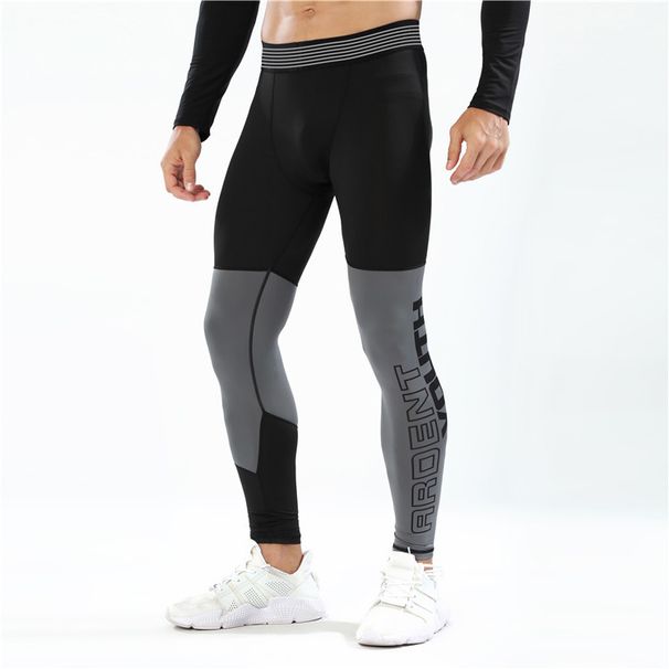 Man's clothing Men's Fitness leggings Running training High stretch breathable men's quick drying leggings_viptrois.com