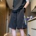 Men's Style Basketball Athletic Shorts Casual Five Point Mid Length Running Shorts Cool And Stylish Straight Leg Summer_viptrois.com
