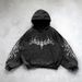 Men's Clothing New Skull European And American Style Lazy Style Sweater Couple Net Celebrity Long Sleeved Top_viptrois.com
